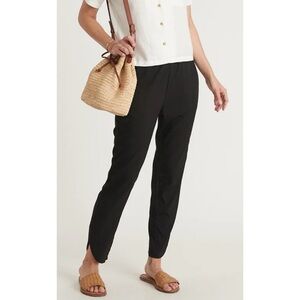 MARINE LAYER Black Re-Spun Allison Pant